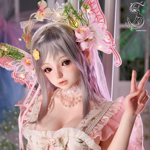 叁卉105CM头身一体铂金硅胶实体娃娃——萌舞（巨乳+）特调白肤款