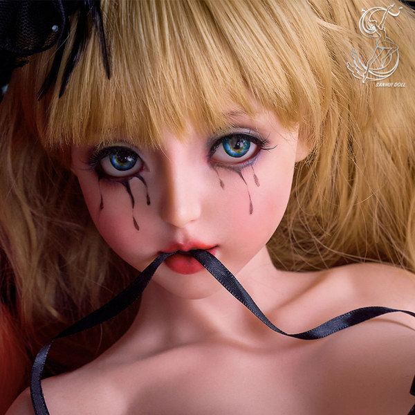 叁卉105CM头身一体铂金硅胶实体娃娃——萌舞（巨乳+）特殊妆容版